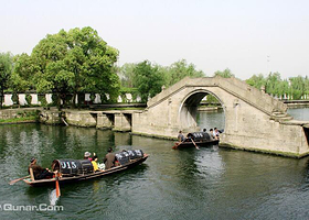 绍兴乌篷船(八字桥码头)