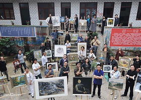 茅草坝职业画家村