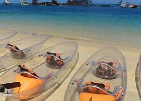 摩顿海豚岛滑沙体验