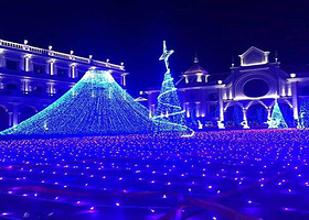 大连东方水城二期灯光秀