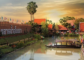 曼谷大城是水上市场