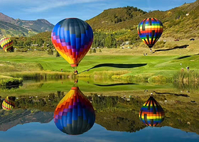 平遥古城热气球飞行体验