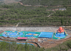 狼牙山独乐山谷高山漂流