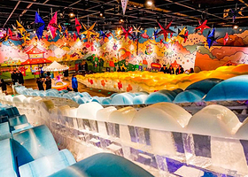 韩国首尔钟路Freezing Island冰凋乐园