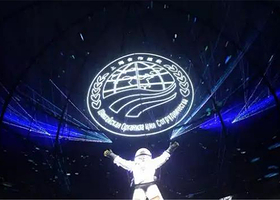 上合组织青岛峰会灯光艺术表演《有朋自远方来》