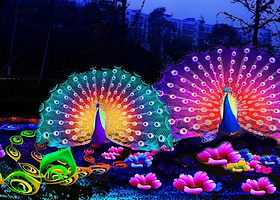 2019中国射洪首届新春民俗文化节灯展