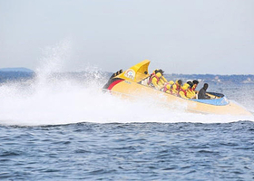 牛沼河口喷射快艇