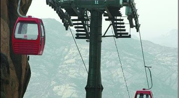 大泽山观光索道
