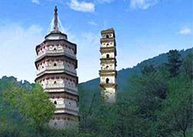 双塔庆寿寺原址