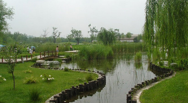 音乐彩光喷泉广场