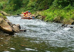 灵溪河漂流