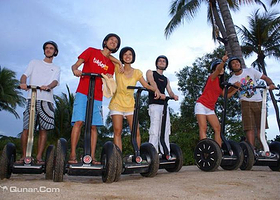 新加坡圣淘沙思维车体验