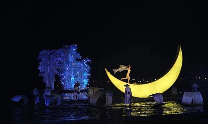 《印象刘三姐》山水实景演出图片