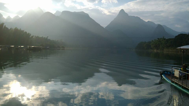 桂林漓江竹筏漂流、冠岩人家、冠岩攻略