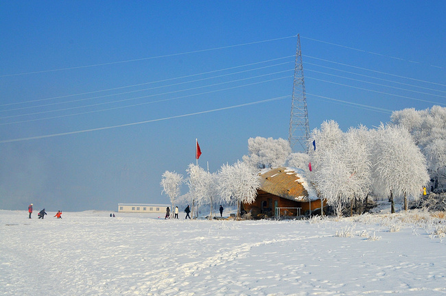 江滨公园,吉林市城区欣赏雾凇最佳地带_吉林旅
