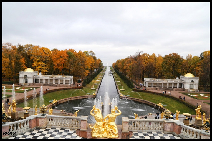 2015--秋天的彼得夏宫夏宫又名彼得夏宫，英_圣彼得堡评论 - 去哪儿攻略社区