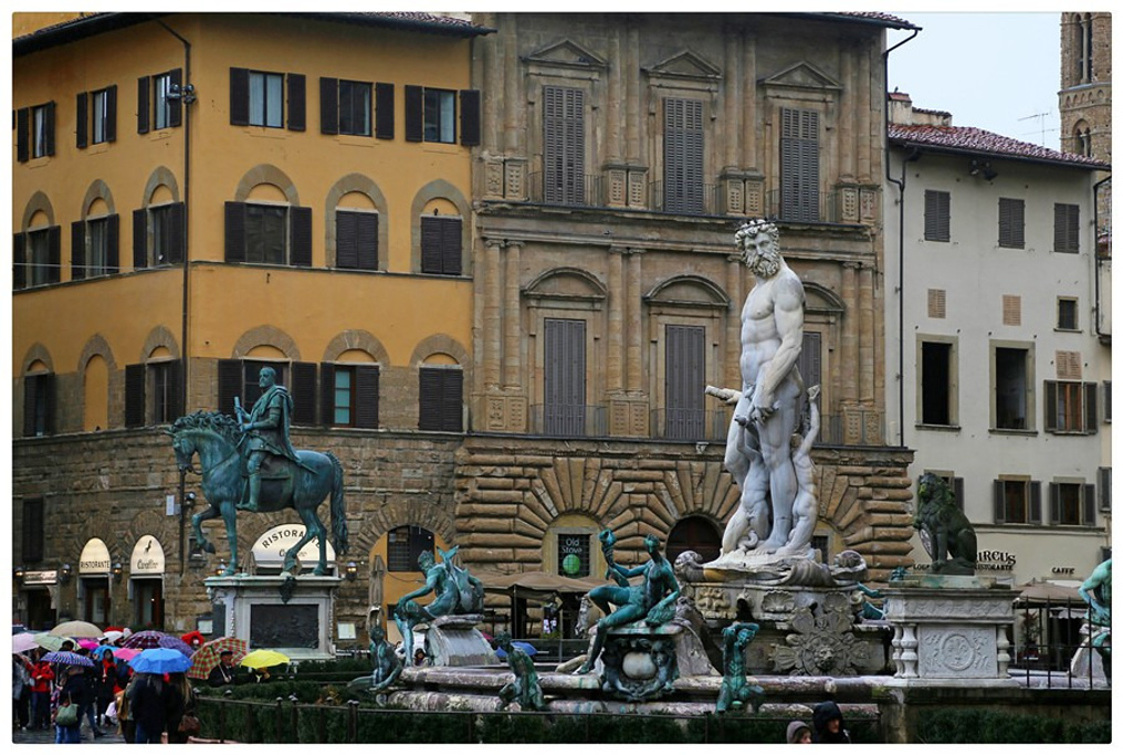 2015到了乌菲齐美术馆,看看排队的只有寥寥数