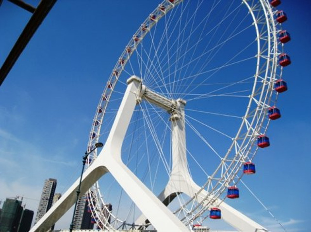 2020天津之眼摩天轮,是天津的地标性建筑,来天津必去