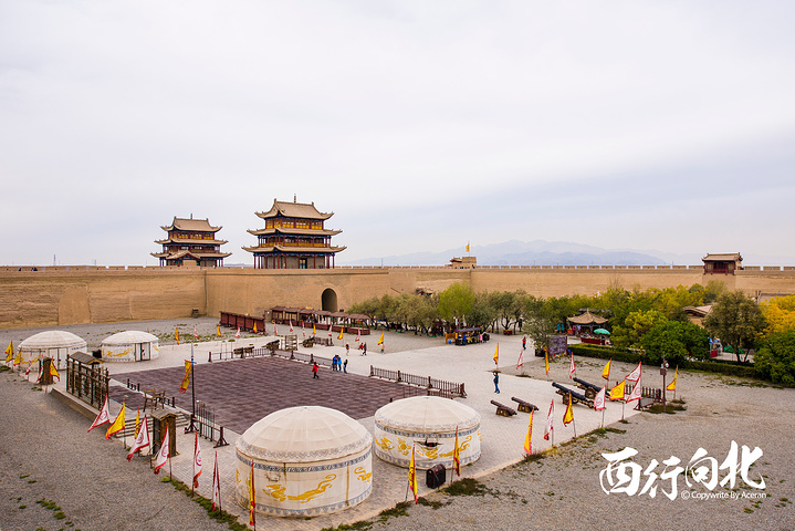 于是我们决定原路返回,前往下一个景点悬壁长城_嘉峪关文物景区