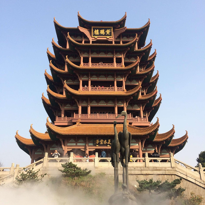 武汉旅游攻略 武汉五天自由行  昔人已乘黄鹤去,此地空余黄鹤楼 黄鹤