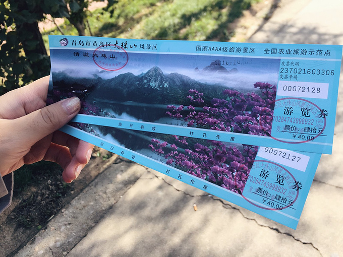 大珠山门票图片