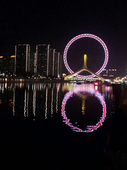 天津之眼摩天轮图片
