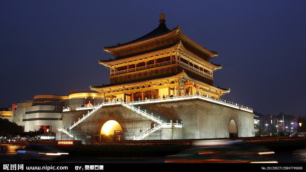 2015钟鼓楼位于西安最繁华的中心_钟楼评论