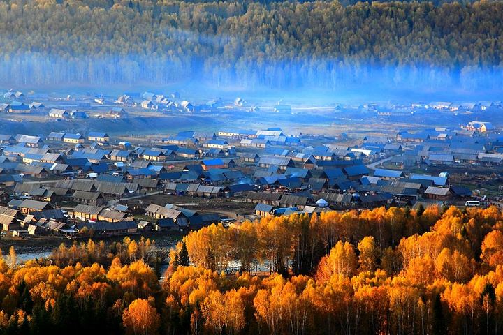 禾木,喀纳斯,白哈巴最漂亮的时段是早晨_禾木风景区"的评论图片