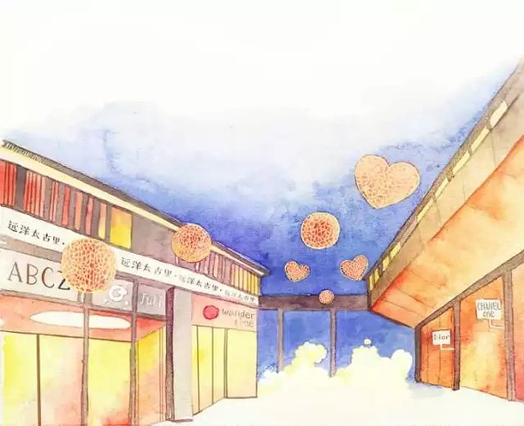 2017远洋太古里自身的建筑设计就独具一格,既建筑设计院面试v远洋题目图片