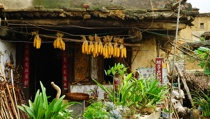 城子古村始建于明代,村子不是很大,在远山深处,依山而建,周围风景秀丽