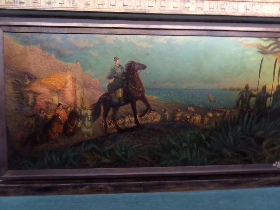 2014收复台湾的郑成功在人们心中是十分受._