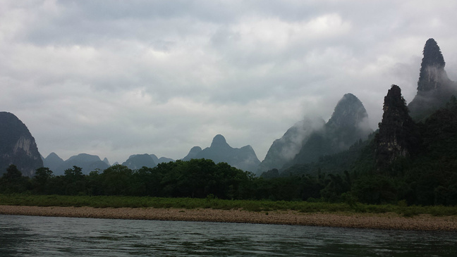 桂林漓江竹筏漂流、冠岩人家、冠岩攻略