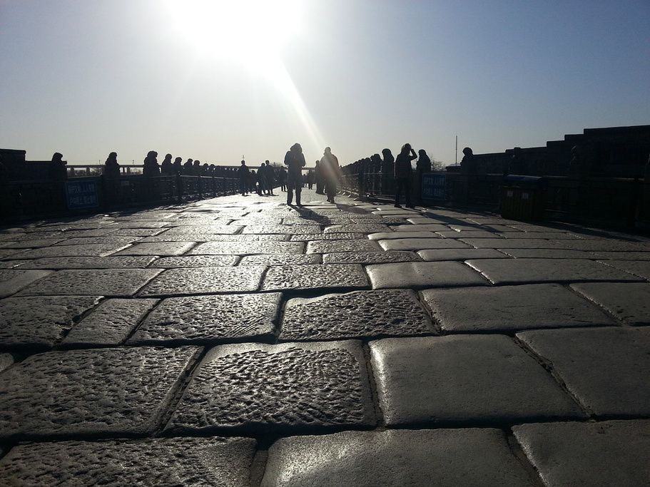 2015一座承载着近代重大历史事件的古桥,傍晚