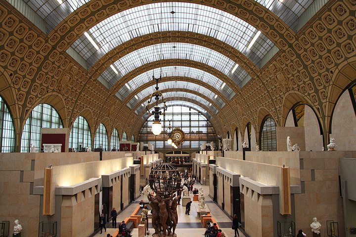 2015奥塞美术馆紧邻塞纳河畔,对岸是杜乐利宫