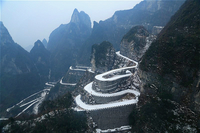 张家界:冬季印象_张家界约会攻略攻略旅游冬季图片