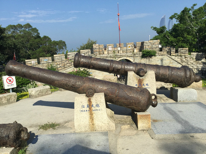 胡里山炮台的红夷大炮