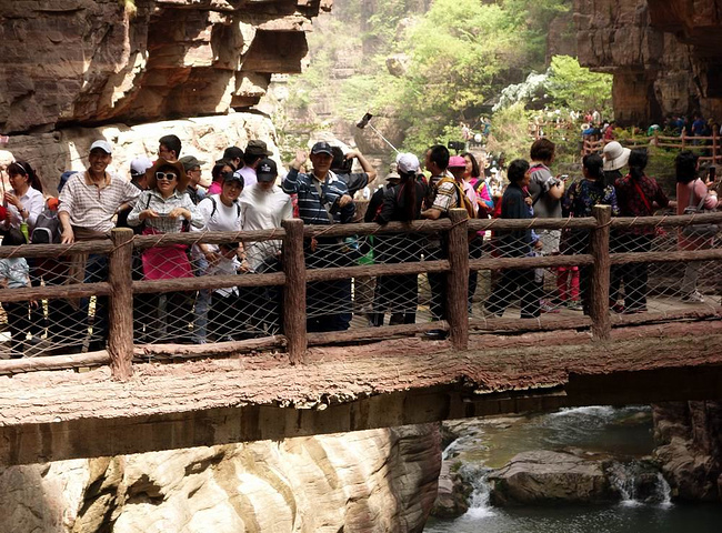 摄于云台山红石峡景区_红石峡"的评论图片