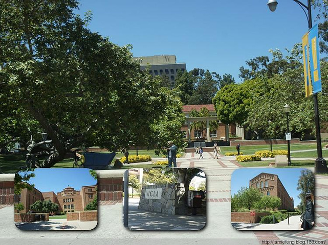 2015离开比弗利山庄后,开车到了UCLA,去感._