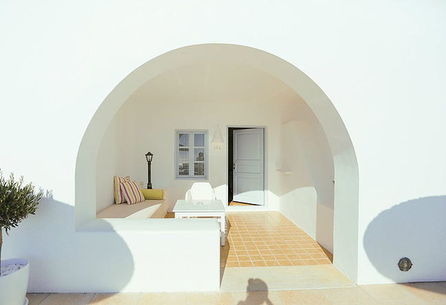 欧洲游手绘攻略--逐鹿地心小分队_圣托里尼旅