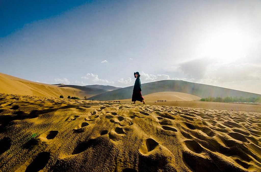 2015鸣沙山月牙泉门票80,还不能带咻二宝进去