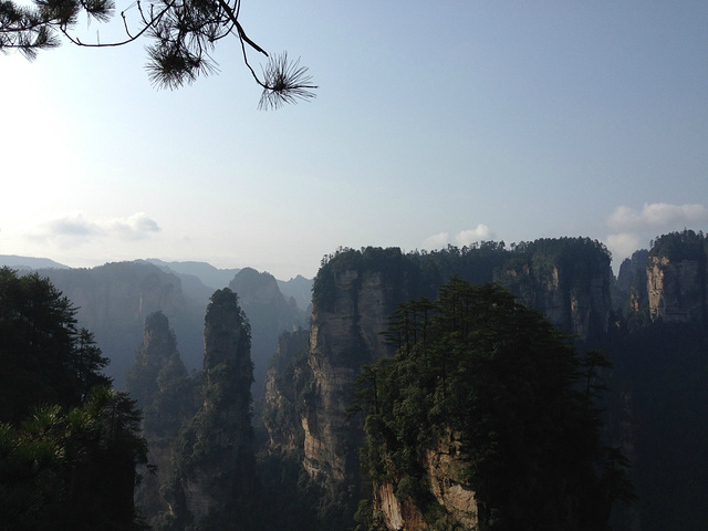 2015阿凡达的拍摄景点,张家界的山真是三步一