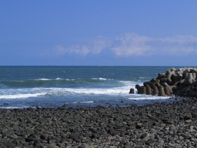 卵甲石海岸图片