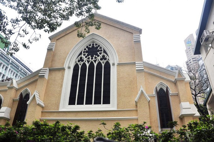 这是香港圣公会香港岛教区的主教座堂,为香港最古老的西式教会建筑物