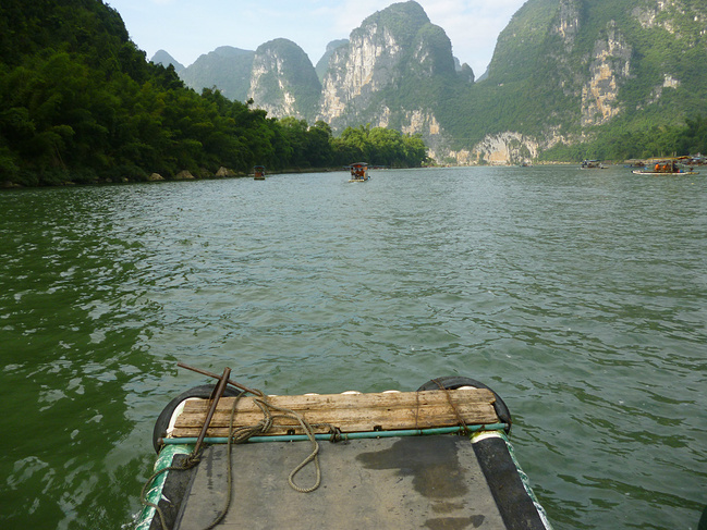 桂林漓江竹筏漂流、冠岩人家、冠岩攻略