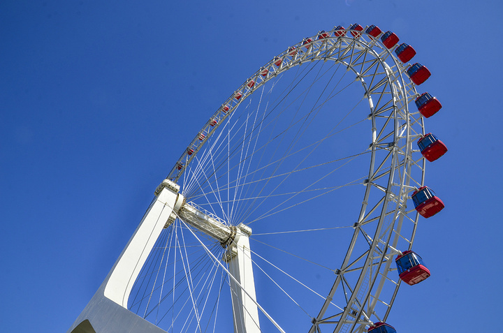 2020摩天轮的夜景也非常漂亮.整体感觉还不错,是个市.