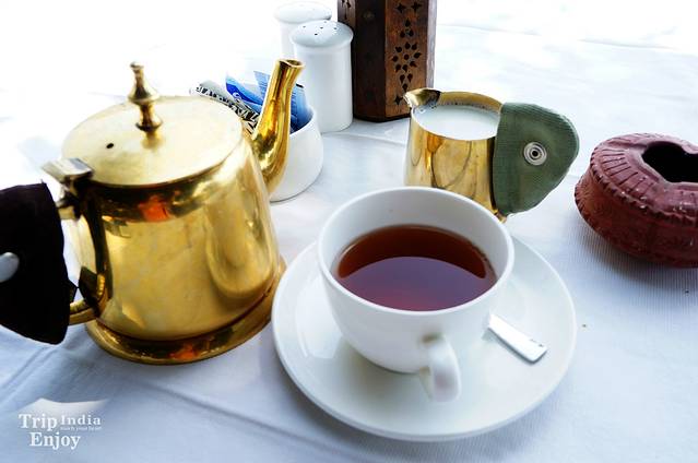 我白天喝了红茶,下午也吃了一个苹果,晚餐吃鸡