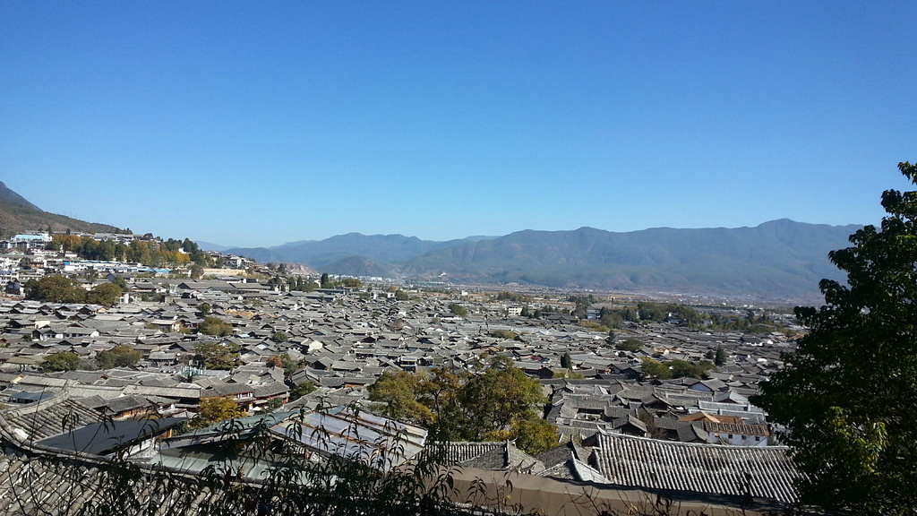 2014早上早一些起床,游览古镇。买特产:雪茶给