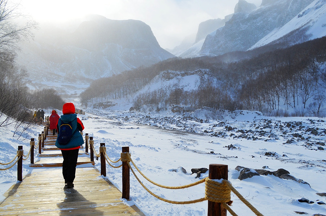 大棉袄二棉裤去征服冬季的长白山_延边旅游攻
