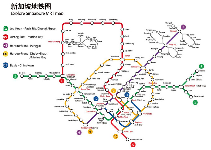 新加坡地铁图清晰-千图网