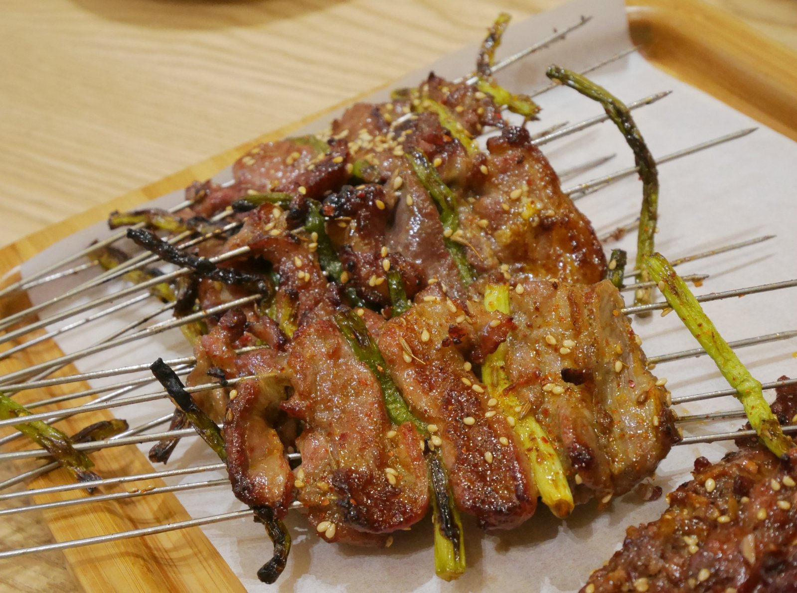蒜薹羊排
